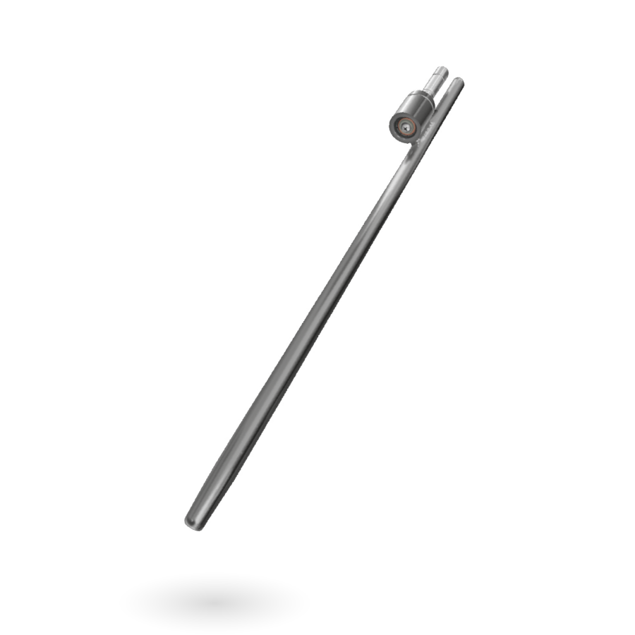 Ground spike for fiberglass poles